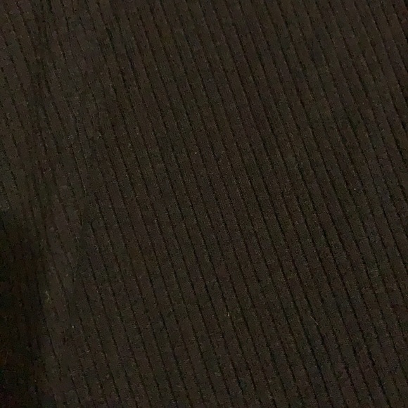 Ribbed Black Top - Picture 3 of 3